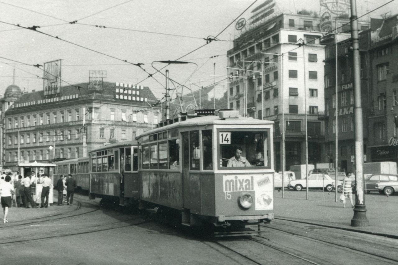 Trg Republike (današnji Trg bana Jelačića) 1972. godine